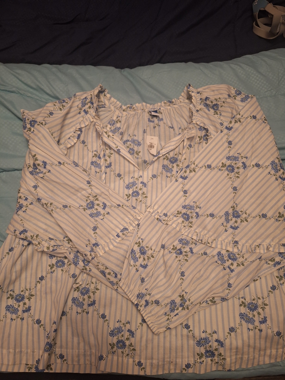 NWT Old Navy WOMENS XXL Coastal Granma Blouse